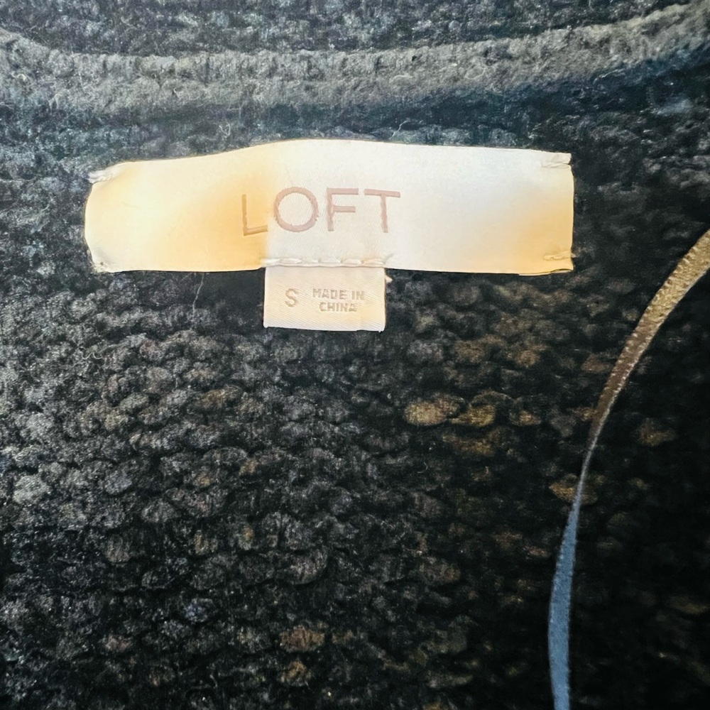 LOFT Black Cardigan Sweater - Picture 5 of 6